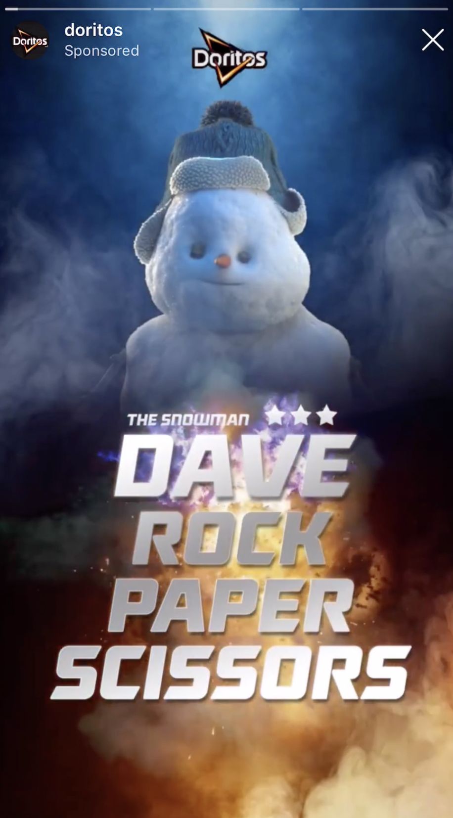 Doritos Blaze Stories unit