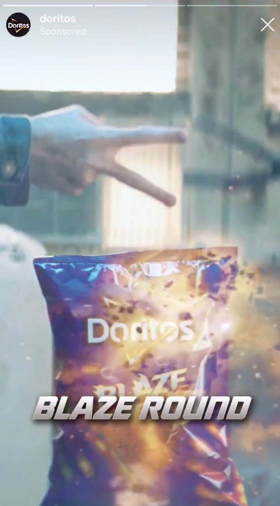 Doritos Blaze Stories unit