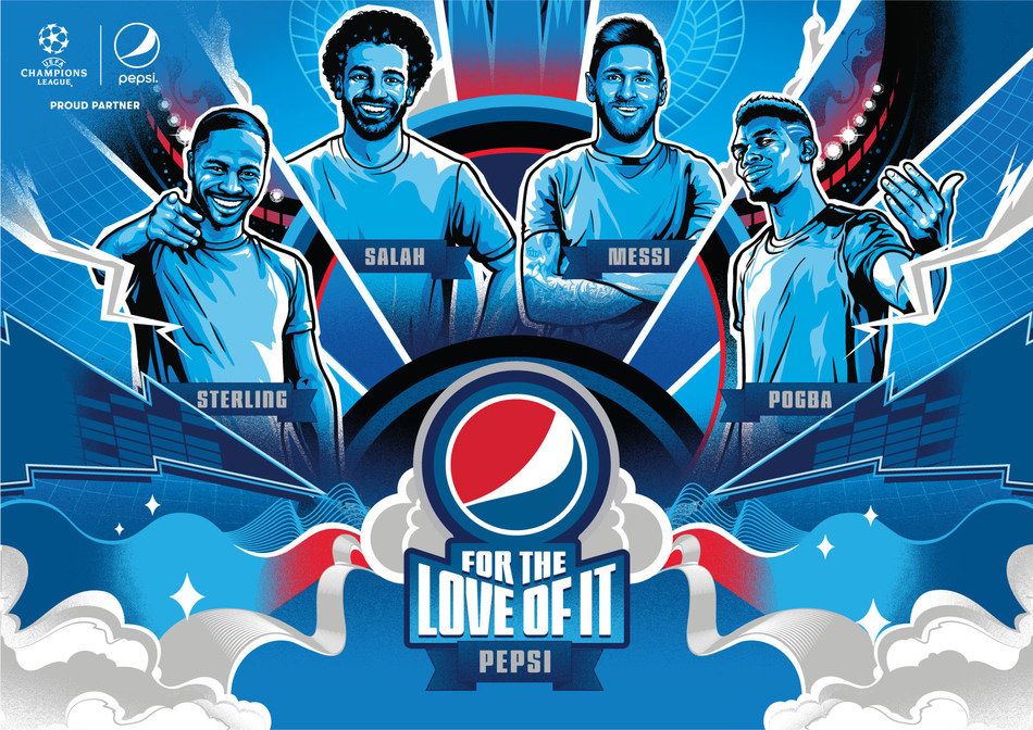 Pepsi For the Love of It, the can artwork