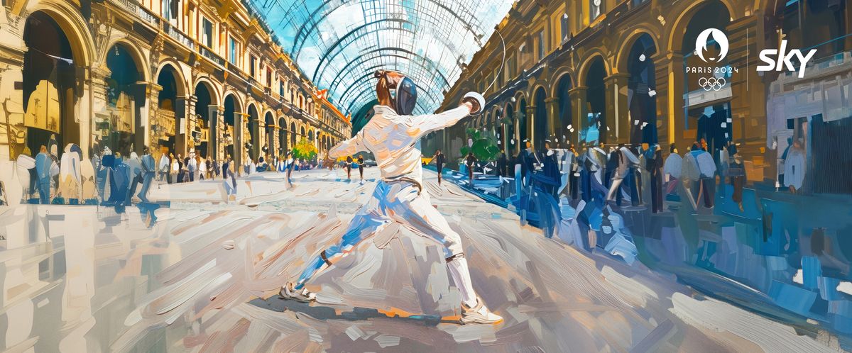 Sky Paris Olympics, the fencing execution