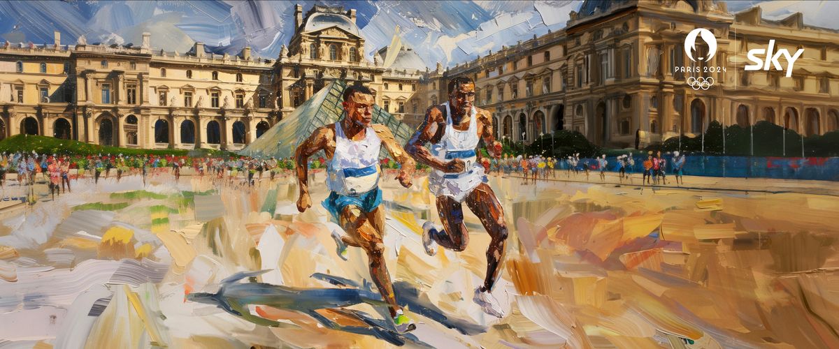 Sky Paris Olympics, the marathon execution
